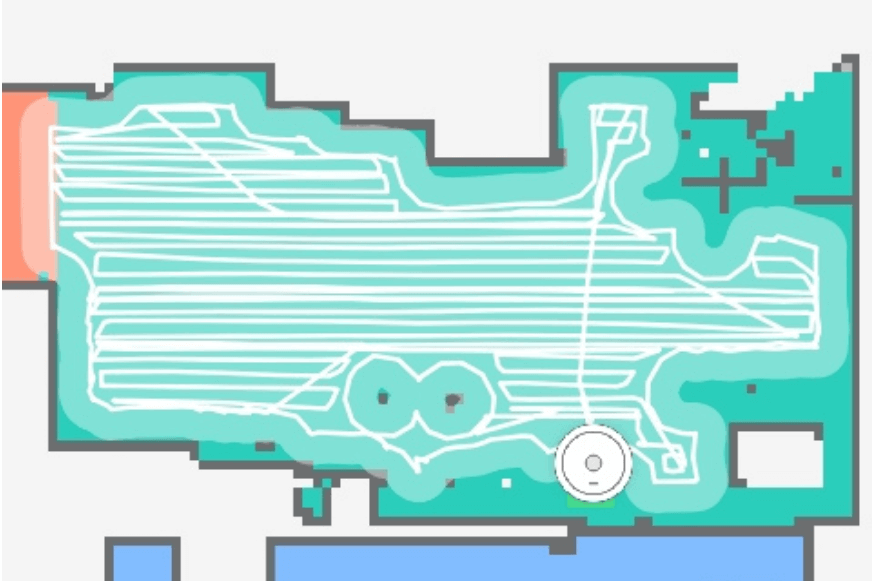 The Deep Cleaning Mopping Mode in the mobile app